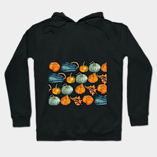 halloween autumn pumpkin pattern Hoodie